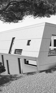 concrete villa